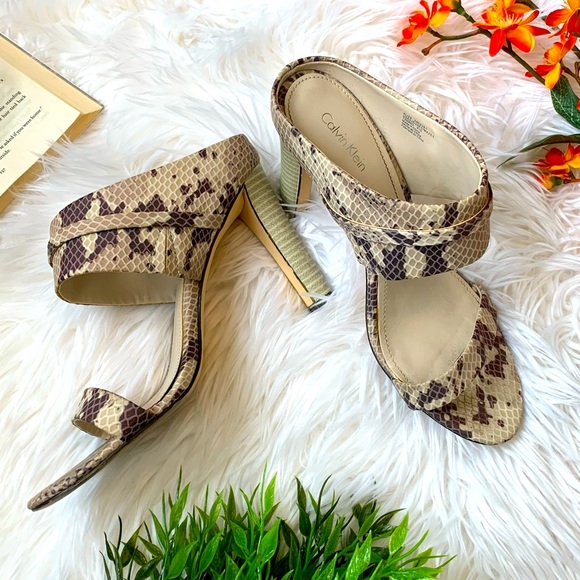 Calvin Klein Shoes - ⭐️Host Pick⭐️ Calvin Klein Heeled Mule Sandals